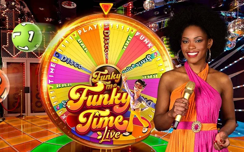 Spin the roulette wheel in Funky Time at LocoWin.