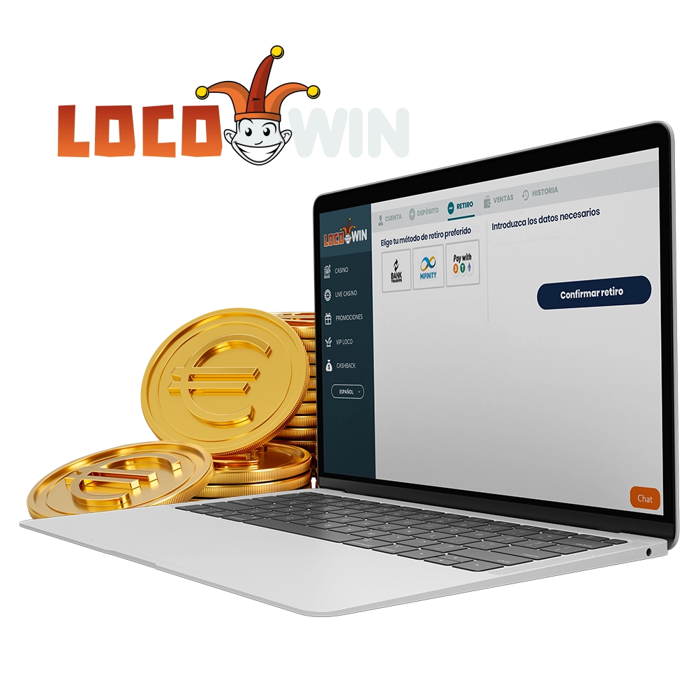 You can withdraw your winnings from LocoWin quickly and securely in the way that suits you best.