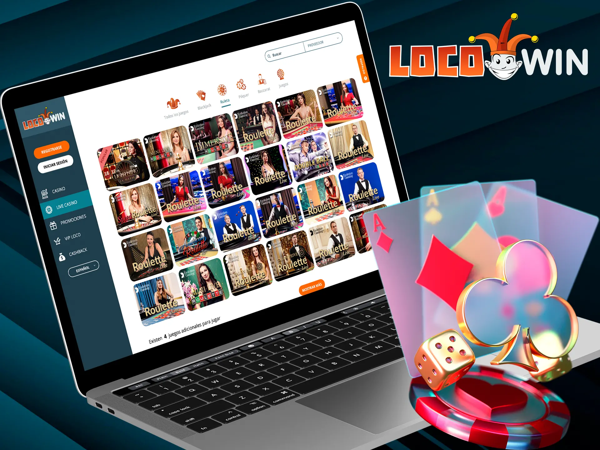 Learn how to play at LocoWin live casino.