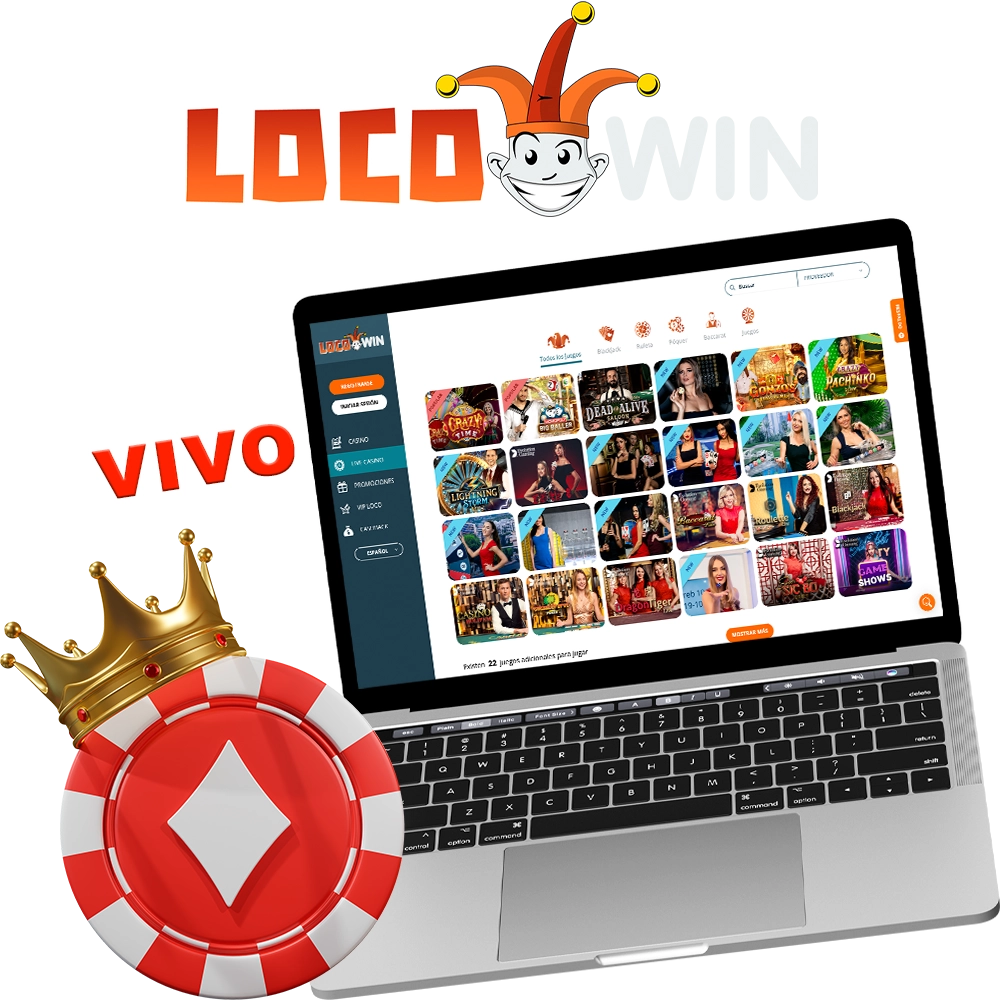 Play live casino games and win at LocoWin.