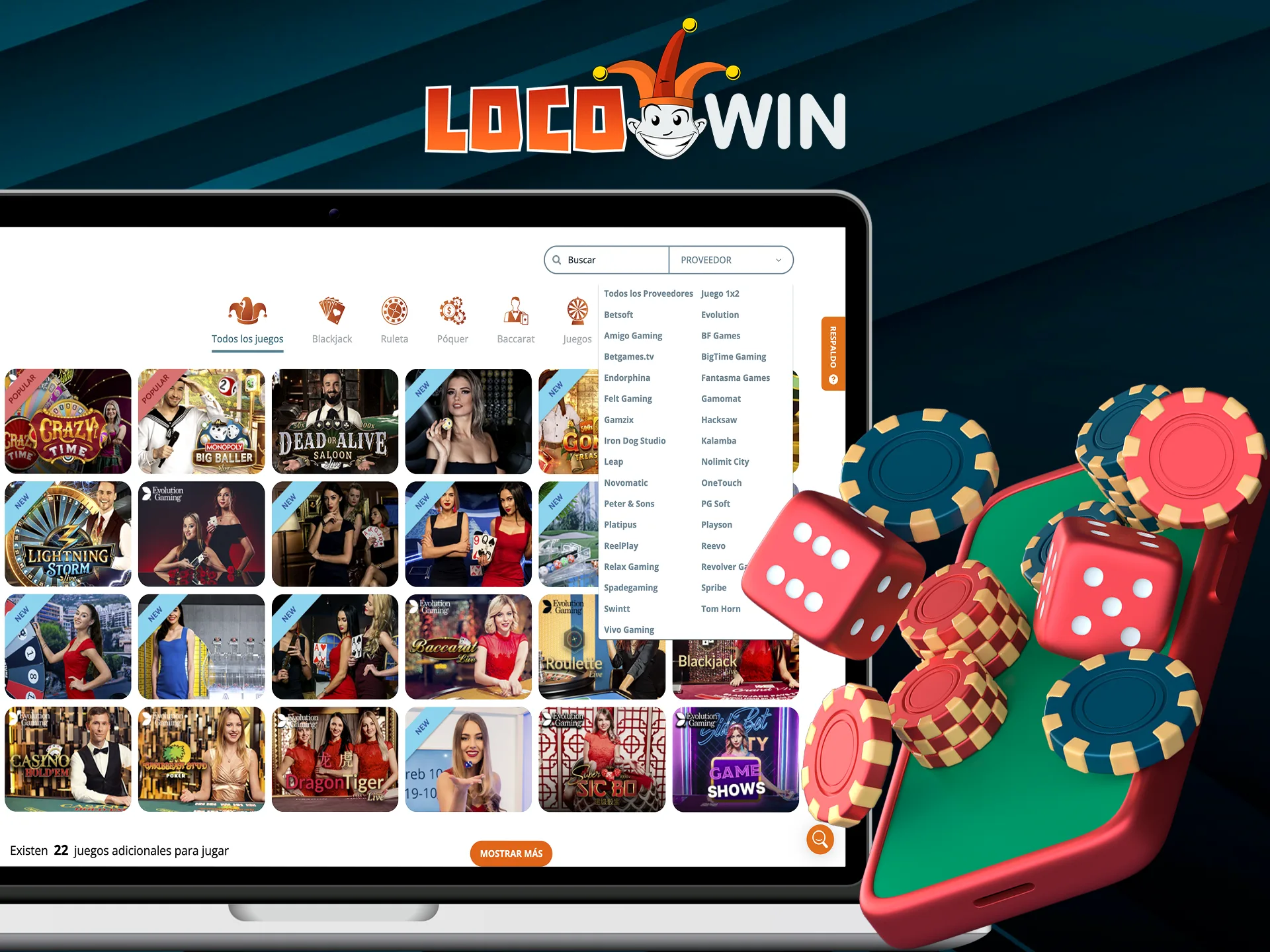 Check out LocoWin's game auctioneers.