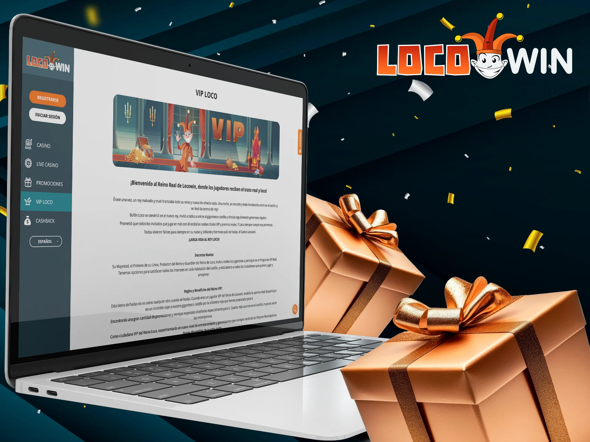 Bonuses you can get by joining the Locowin VIP program.
