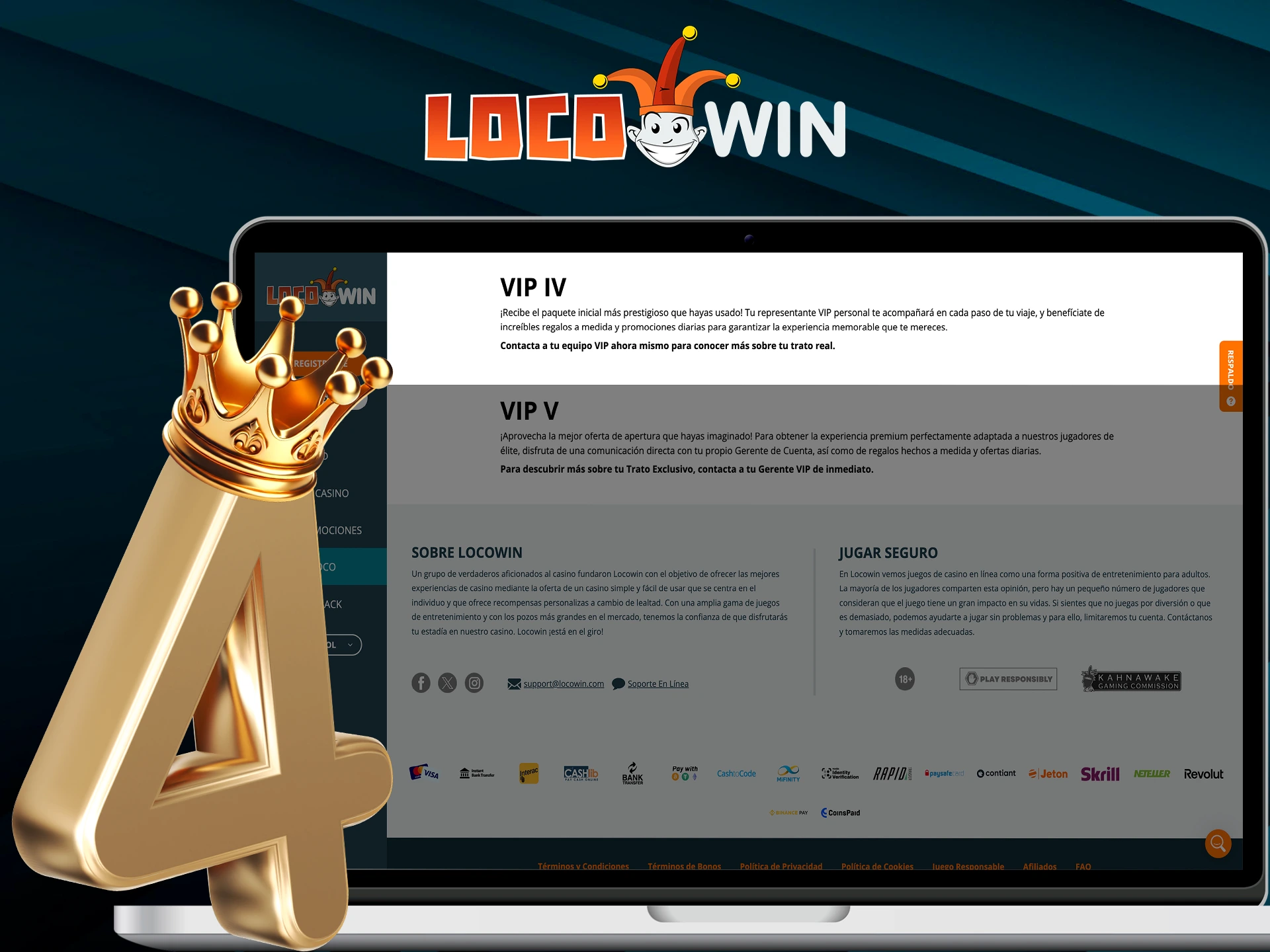 Get access to Locowin's most prestigious bonus package in the VIP program.