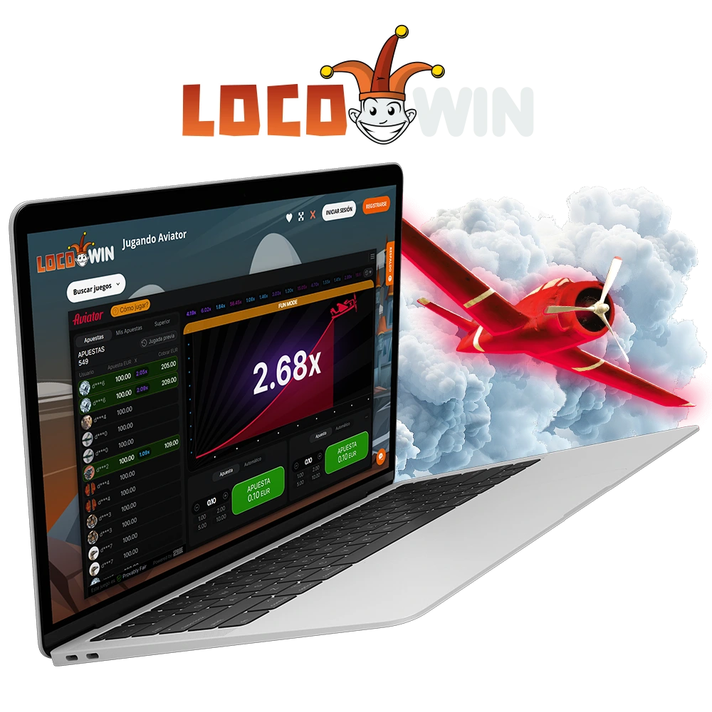 Locowin invites you to take flight in the Aviator game.