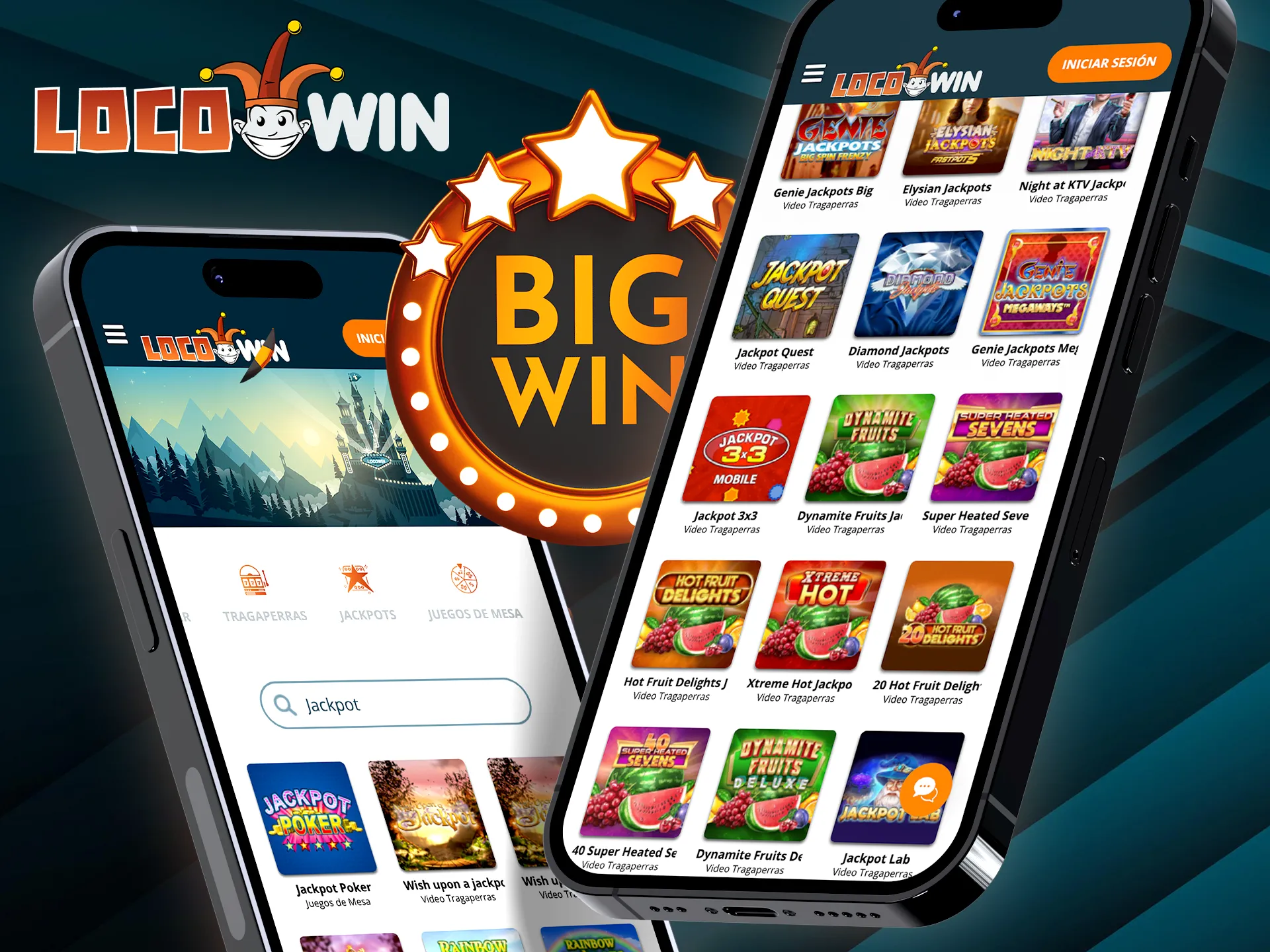 Download Locowin on your smartphone and win on the go.