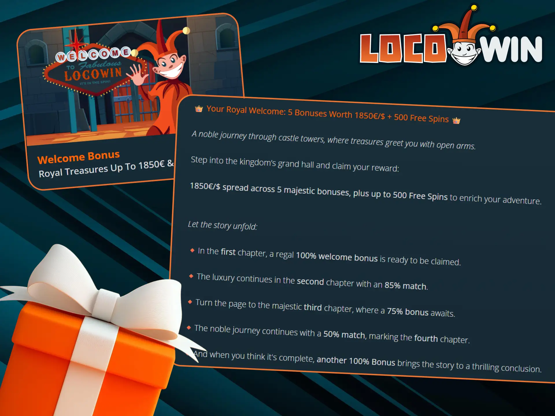 Get generous welcome bonus from LocoWin.