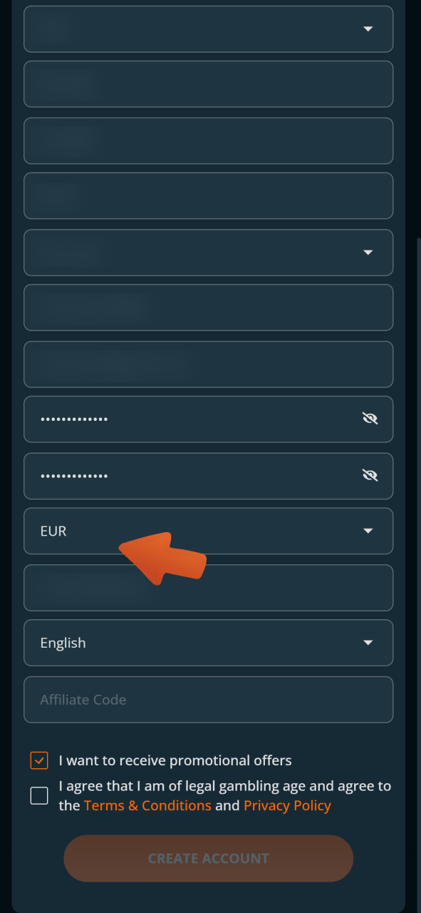 Select the currency that suits you best for playing LocoWin.