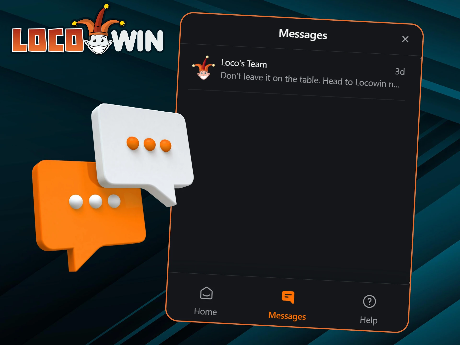 To get quick answers to your questions, you can contact the LocoWin help desk via live chat.